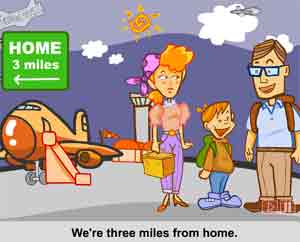 flash英文儿歌视频大全儿童英语歌曲-five miles from home儿歌视频免费下载